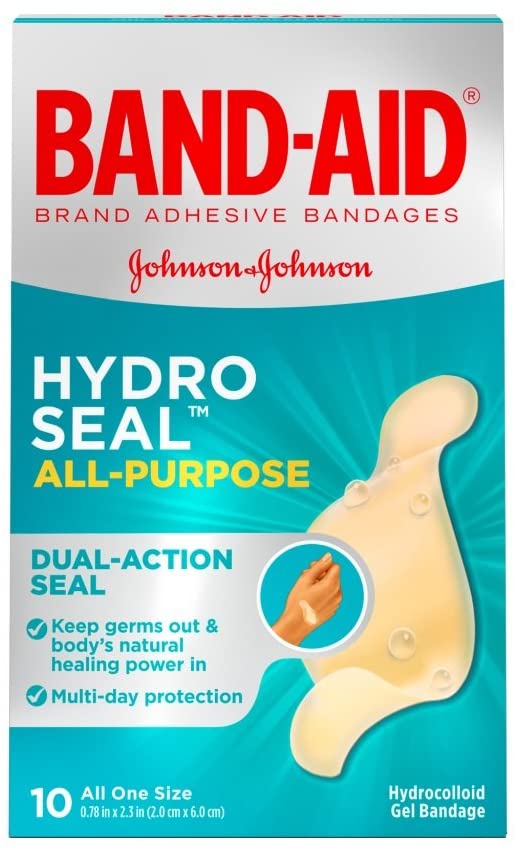Band-Aid Hydro Seal All Purpose, 10 Count(One Size) Each(Pack of 2)