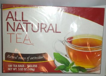 All Natural Tea 100 Pure Ceylon Black Tea 300 tagless tea bags 3-box multipack