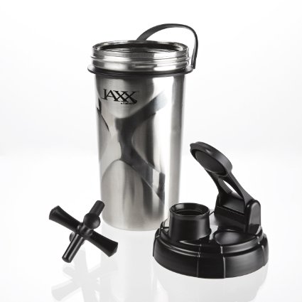 Fit & Fresh Jaxx Stainless Steel Shaker Cup, 24-Ounce