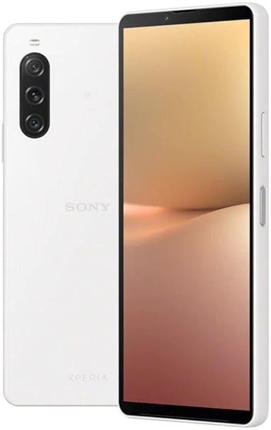 Sony Xperia 10 V XQ-DC72 5G Dual 128GB ROM 8GB RAM Factory Unlocked (GSM Only | No CDMA - not Compatible with Verizon/Sprint) NGP Wireless Charger Included, Global Mobile Cell Phone - White