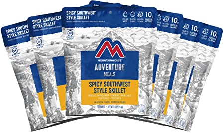 Mountain House Spicy Southwest Style Skillet | Freeze Dried Backpacking & Camping Food | Survival & Emergency Food |Gluten-Free