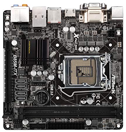 ASRock B85M-ITX Intel B85 LGA 1150 SATA III Mini ITX Motherboard