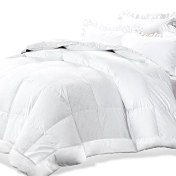 Adoric All-Season White Down Alternative Quilted Comforter with Corner Duvet Tabs, Hotel Quality Duvet Insert King, Machine Washable, Hypoallergenic, Soft & Warm