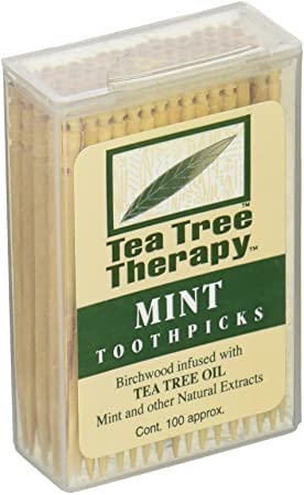 Tea Tree Therapy Mint Toothpicks 100 Ct (Pack of 1)