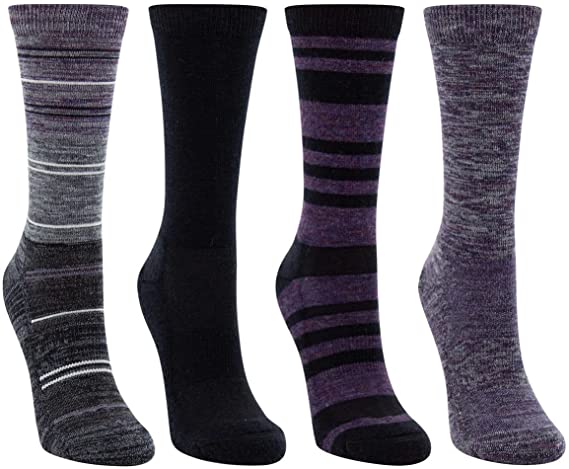 Kirkland Signature - Women's Extra Fine Merino Wool Trail Socks - 4 Pairs