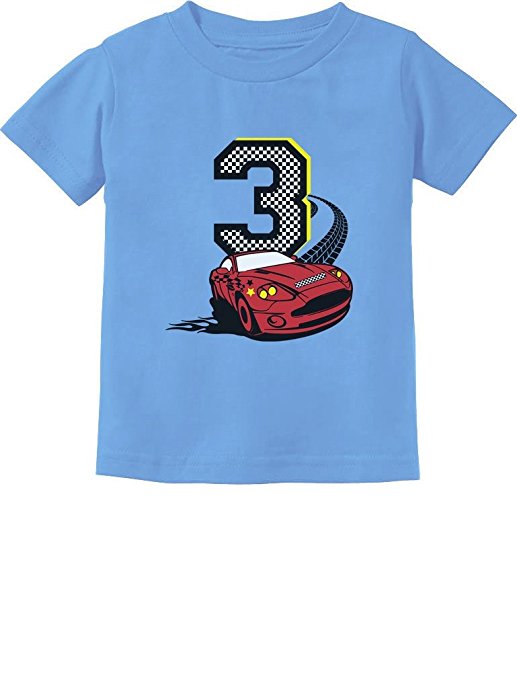 TeeStars - 3rd Birthday 3 Year Old Boy Race Car Party Toddler Kids T-Shirt