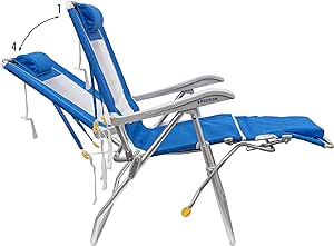 GCI Outdoor Legz Up Lounger Outdoor Lounge Chair - Royal