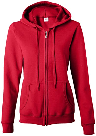 Gildan Women's Full Zip Hooded Sweatshirt