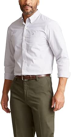 Dockers Men's Classic Fit Long Sleeve Signature Comfort Flex Shirt (Standard and Big & Tall)