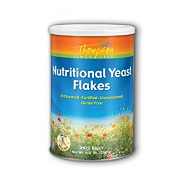 Thompson Nutritional Yeast Flakes, unflavored, fortified, Unsweetened, Gluten Free 9.2 oz