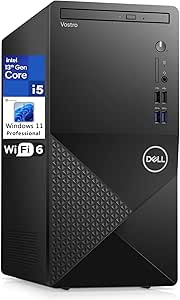 Dell Vostro 3020 3000 Series Tower Business Desktop Computer, 13th Gen Intel 10-Core i5-13400 (Beat i7-12700), 64GB DDR4 RAM, 2TB PCIe SSD, DVDRW, WiFi 6, Bluetooth 5.3, KB and Mouse, Windows 11 Pro