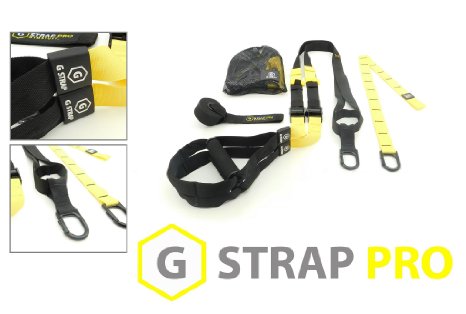 GYMSTUFF G-STRAP PRO (6 COLORS) Home Gym Fitness Trainer BEST QUALITY Resistance Suspension Body Workout Training