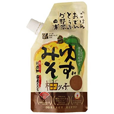 100% Japanese Yuzu Miso Paste. All ingredients are from Japan and Additive -Free. (4.2oz. (120g))