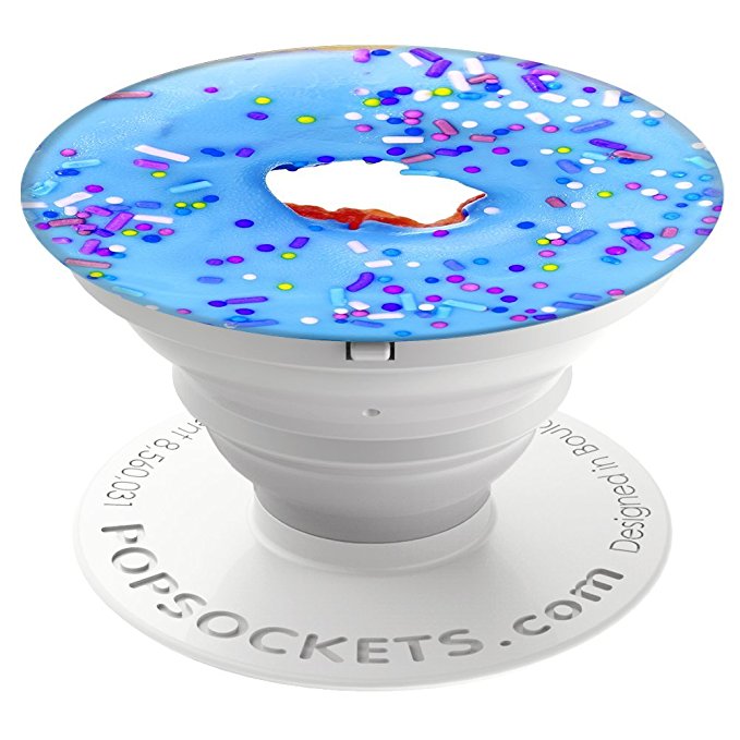 PopSockets: Collapsible Grip & Stand for Phones and Tablets - Blue Donut