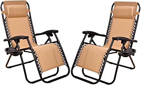BalanceFrom Adjustable Zero Gravity Lounge Chair Recliners for Patio