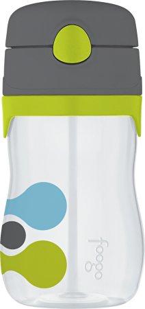 THERMOS FOOGO 11-Ounce Straw Bottle, Tripoli Pattern