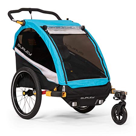 Burley D'Lite X, 2 Seat Kids Bike Trailer & Stroller