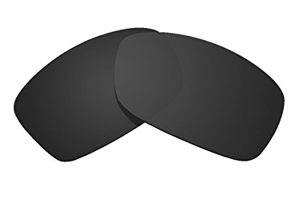 Littlebird4 Replacement Sunglasses Lenses Compatible with Oakley Hijinx, Polarized with UV Protection-Black