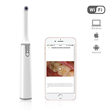 Wireless Dental Intraoral Camera, ScopeAround WiFi Fit Smart Clear Dental Personal Care Camera for iPhone iPad Samsung LG SONY Mac and PC