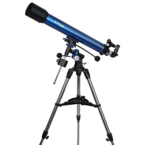 Meade Instruments 216003 Polaris 90 EQ Refractor Telescope (Blue)