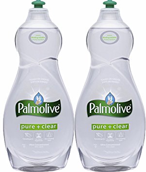 Palmolive Pure and Clear Concentrated Dish Liquid, 38 Ounce (Pack of 2)