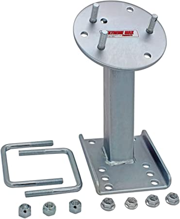 Extreme Max 3001.0064 High-Mount Spare Tire Carrier, Silver, Standard