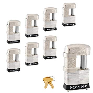 Master Lock - (8 Keyed Alike Trailer & Multi Purpose Padlocks, 37KA-8