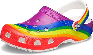 Crocs Unisex-Adult Classic Rainbow Dye Clog