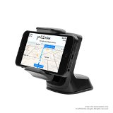 UPPERCASE Windshield Dashboard Universal Car Mount Holder Compatible with Galaxy Note 123 iPhone 4s55s5c Galaxy S4S3S2 Black