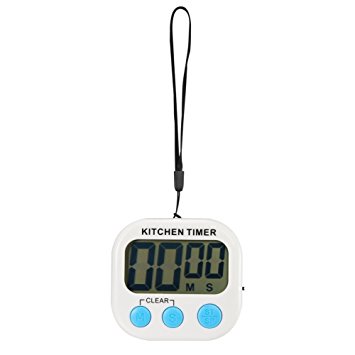 ACCMOR Digital Kitchen Timer - Optimum Countdown Clock/Stopwatch with Large Display, Loud Clear Alarm-Good Helper for Your Kitchen and Life