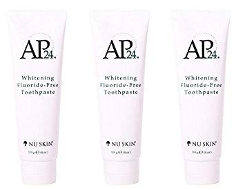 Nu Skin Nuskin AP24 Whitening Fluoride-Free Toothpaste 110g 4oz New Formula. 3 pack