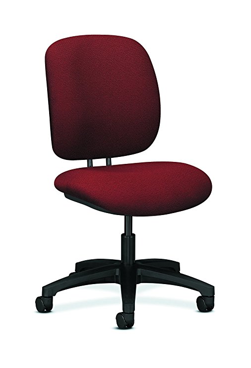 HON 5901AB62T Comfortask Task Swivel Chair, Burgundy