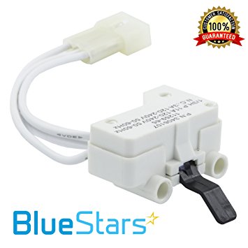 3406107 Dryer Door Switch Replacement part by Blue Stars - Exact fit for Whirlpool & Kenmore Dryer