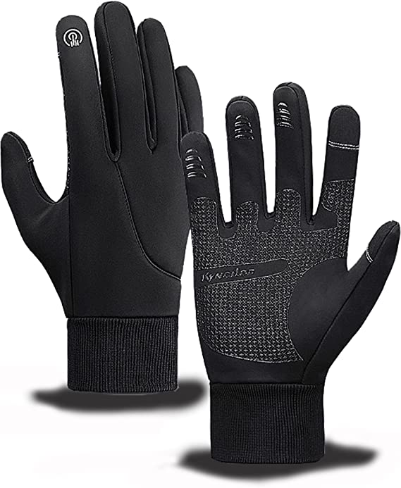Warmth Gloves Forest for Men Women-Upgraded Touch Screen Anti-Slip Silicone Gel-Waterproof, Windproof