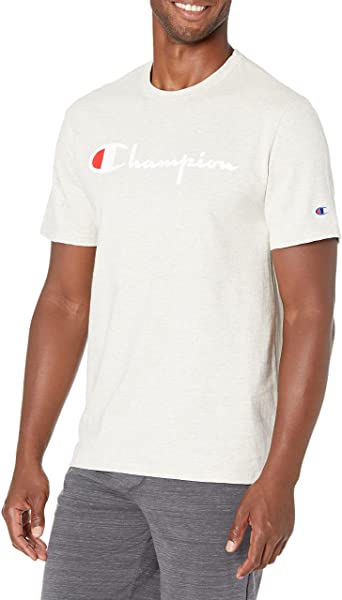 Champion Mens Heritage Tee, Script Logo