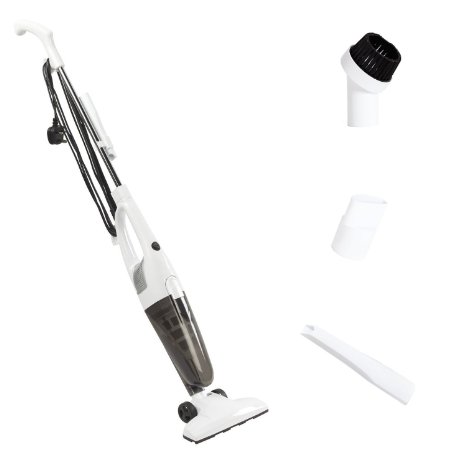 Duronic [WHITE] VC6 /W [ A Class] MAX 800W Bagless Upright Handheld [ A Class] Stick Vac 800W (MAX) Vacuum Cleaner - FREE brush Head & Crevice Tool - INCLUDES 2 Years Warranty