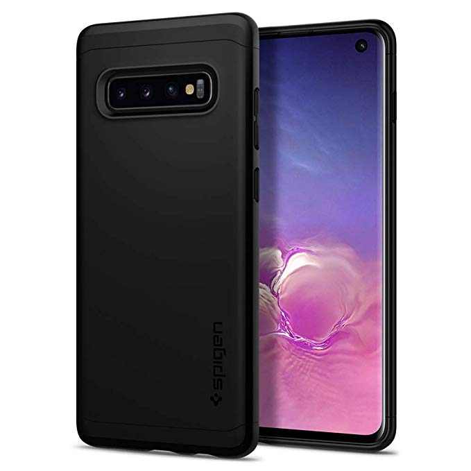 Spigen Thin Fit Classic Designed for Samsung Galaxy S10 Case (2019) - Black