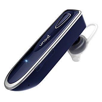 Bluetooth Headset, 20 Hrs Playtime V4.1 Car Wireless Headset with Mic, Sound Control for Call, Bluetooth Earbuds Wireless Business Earpiece Bluetooth Earphone, Lightweight, for Driving, Workout (Blue)