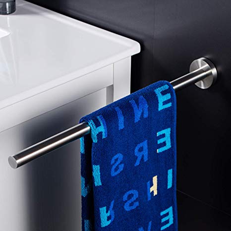 Taozun Bathroom Towel Bar-16 Inch Towel Holder Single Hanging Towel Rack Kitchen Waterproof Brush Stainless Steel