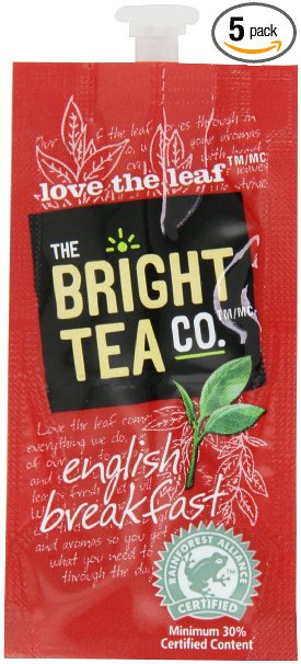 FLAVIA Tea, English Breakfast, 20-Count Fresh Packs (Pack of 5)