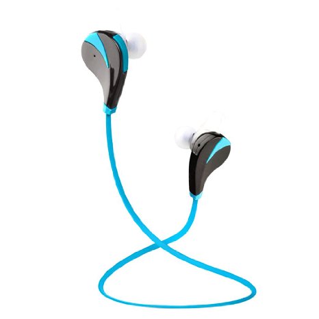 iGearPro Bluetooth headphones - Wireless Headset Noise Canceling Lightweight Earphones For iPhone, Samsung, LG and other smartphones (Blue)