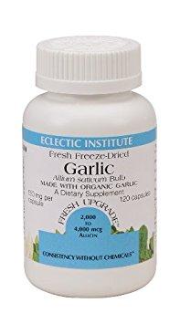 Eclectic Institute - Garlic, 550 mg, 120 gelcaps