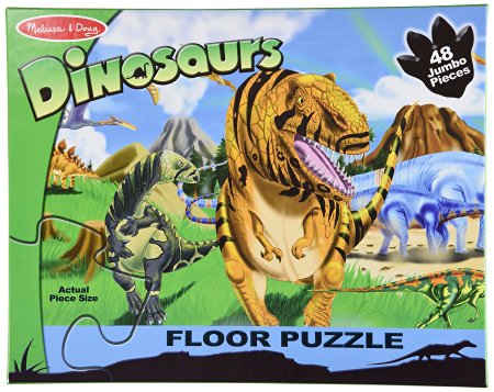 Melissa & Doug Land of Dinosaurs Floor (48 pc) Puzzle