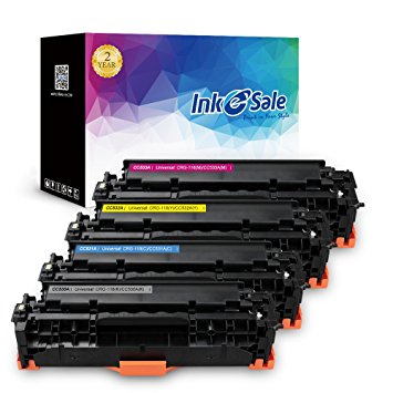 INK E-SALE Replacement for HP 304A HP CC530A CC531A CC532A CC533A Canon 118 Toner Cartridge For Use With HP Color LaserJet CP2025dn CP2025n CM2320fxi, Canon ImageCLASS MF726Cdw LBP7660Cdn, 4 Pack