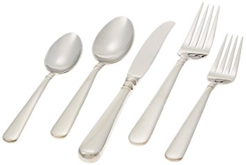 Lenox Pearl Platinum Stainless-Steel 5-Piece Place Setting, Service for 1