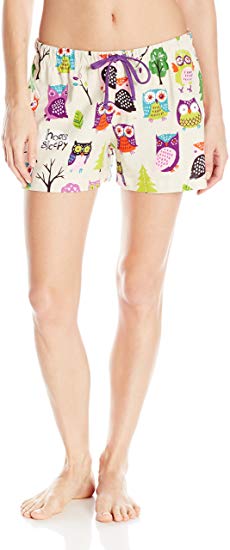 Little Blue House by Hatley Women's Land Animals Pajama Boxer Shorts