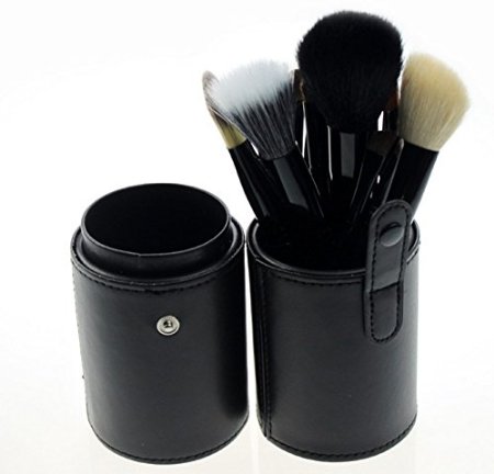 Joly 12pcs Professional Makeup Brush Set Cosmetic Brush Kit Makeup Tool with Cup Leather Holder Case