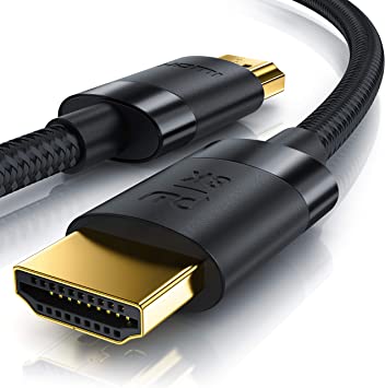 Primewire - HDMI 2.1 8k 4k Cable 3M, 8k@30Hz 120Hz DSC, 4k@60Hz 120Hz 144Hz 240Hz DSC, UHD II High Speed Ethernet HDMI Lead 3D HDR 10  eARC Dolby Vision Compatible with PC Laptop TV Sky PS5 PS4 Xbox