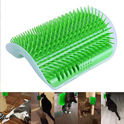 ESHOO Pet Cat Self Groomer Brush Wall Corner Massager Brush Comb