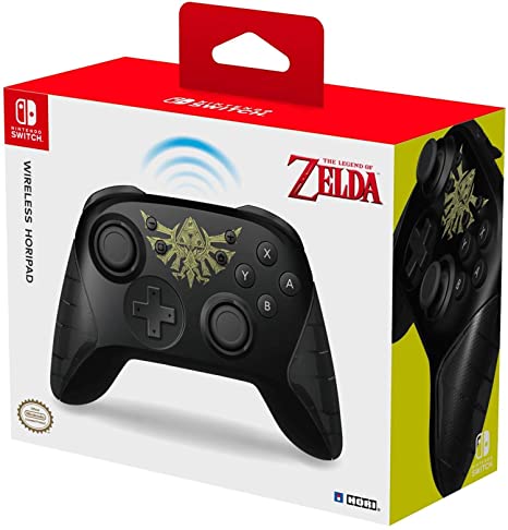 Nintendo Switch Wireless HORIPAD (Zelda Edition) Rechargeable Controller by HORI - Officially Licensed by Nintendo